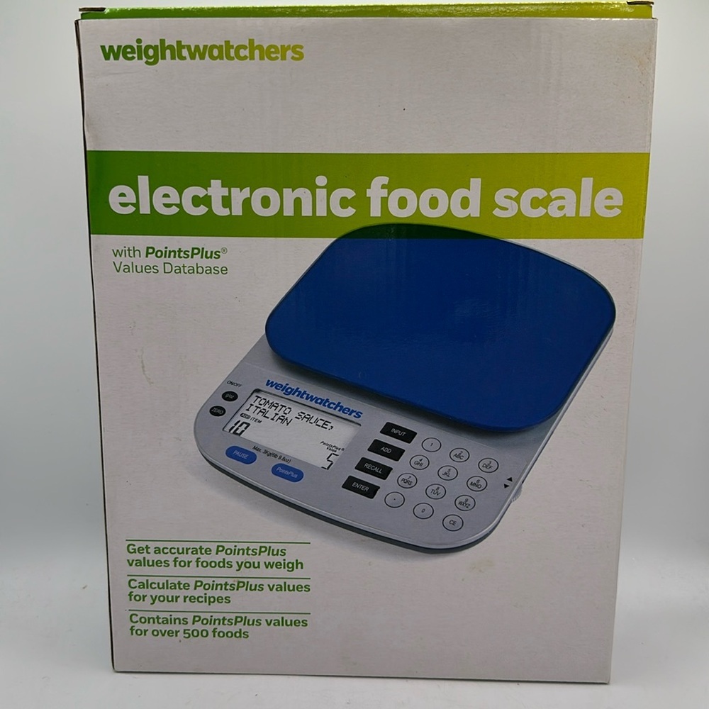Weight Watchers electronic food scale with PointsPlus Values Database